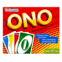 ONO Family Card Game 7+ Years Red