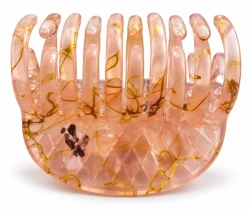 Floral Resin Hair Claw Clip (Assorted Color)-