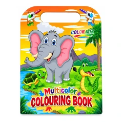 Multicolor Animal Colouring Book for Kids