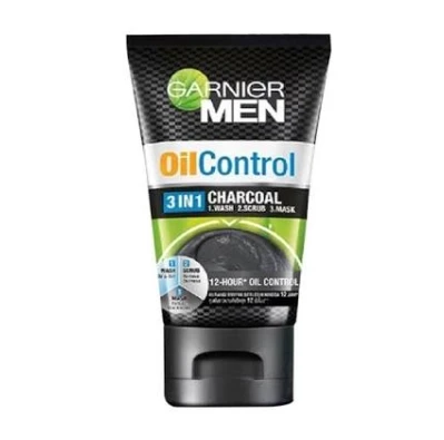Garnier Men Oil Control Charcoal 3in1 Foam 100ml