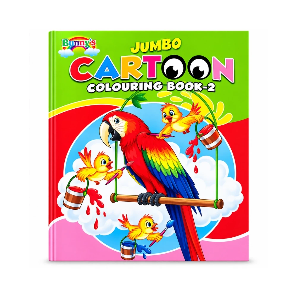 Bunny’s Jumbo Cartoon Colouring Book-2 for Kids