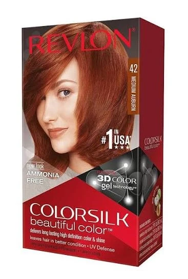 Revlon Colosilk Medium Auburn Color 42