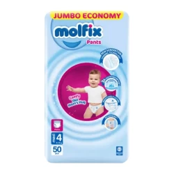 Molfix Pants No.4 Maxi 9-14kg 50Pcs