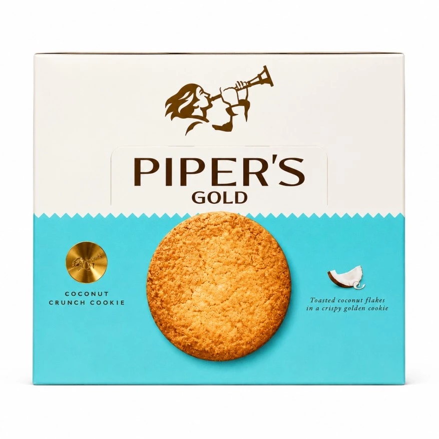 Peek Freans Pipers Gold Coconut Crunch Cookies