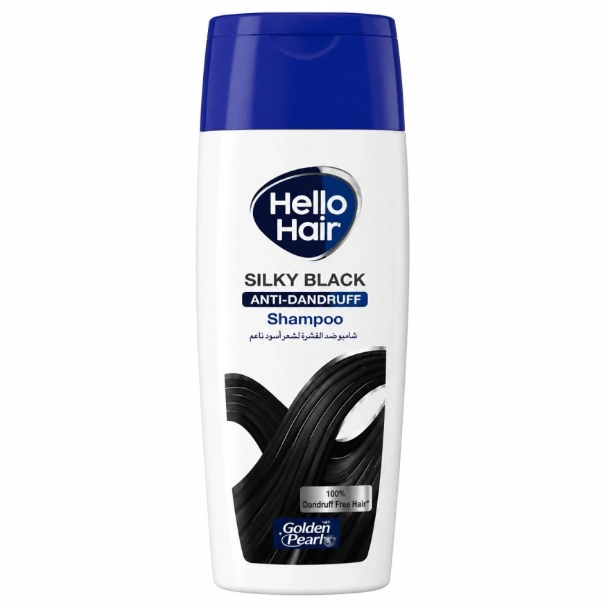 Golden Pearl Hello Hair Pearl Silky Black Anti-dandruff Shampoo 180ml