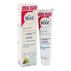 Veet Pure Hair Removal Cream for Sensitive Skin Full Arms 63gm