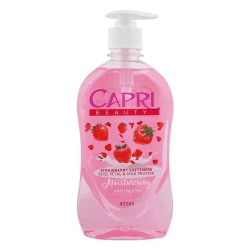 Capri Beauty Strawberry Softeners Rose Petal & Milk Protein Moisturizing Hand Wash 450ml