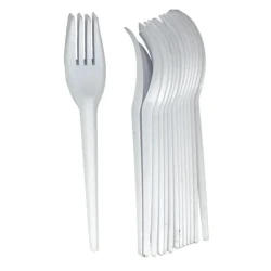 Disposable Fork Spoon 25-Pcs