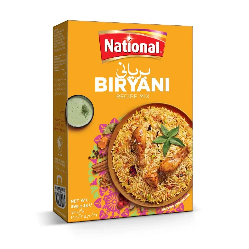 National Biryani Recipe Mix 39gm