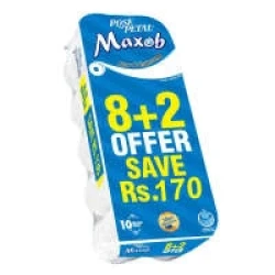 Rose Petal Maxob Toilet Roll 10 Pack (8+2Free)