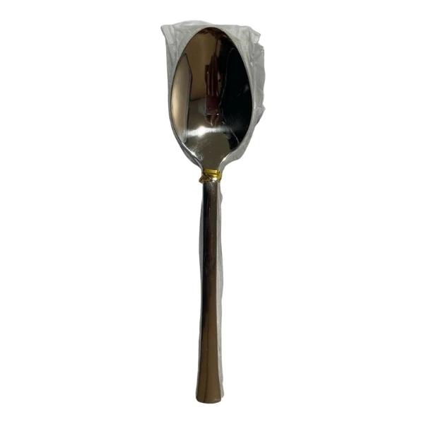 Stainless Spoon Large Not Round 6 pcs set