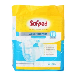 Sofped Adult Diapers 51-127cm Small Size 10-Pcs