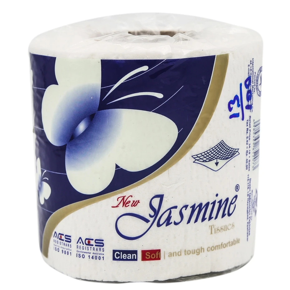Jasmine Toilet Tissues White Roll