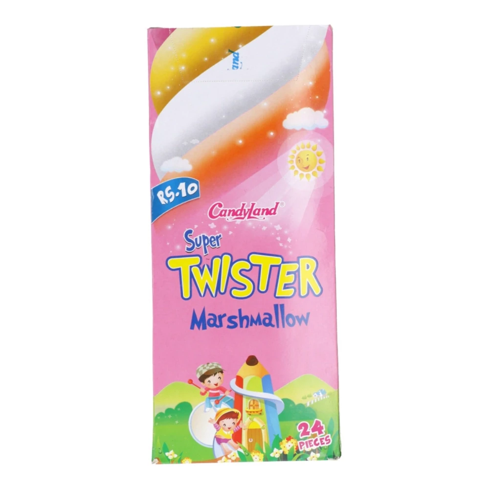 Candyland Super Twister Marshmallow 24 Packs