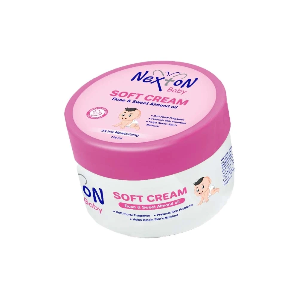 Nexton Baby Rose & Sweet Almond Oil Soft Cream 125ml