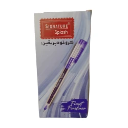 Signature Splash Black Ball Point 10 Pcs Pack