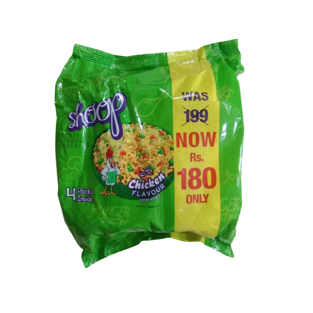 Shan Shoop Instant Noodle Chicken Flavour 50gm 4 Packs