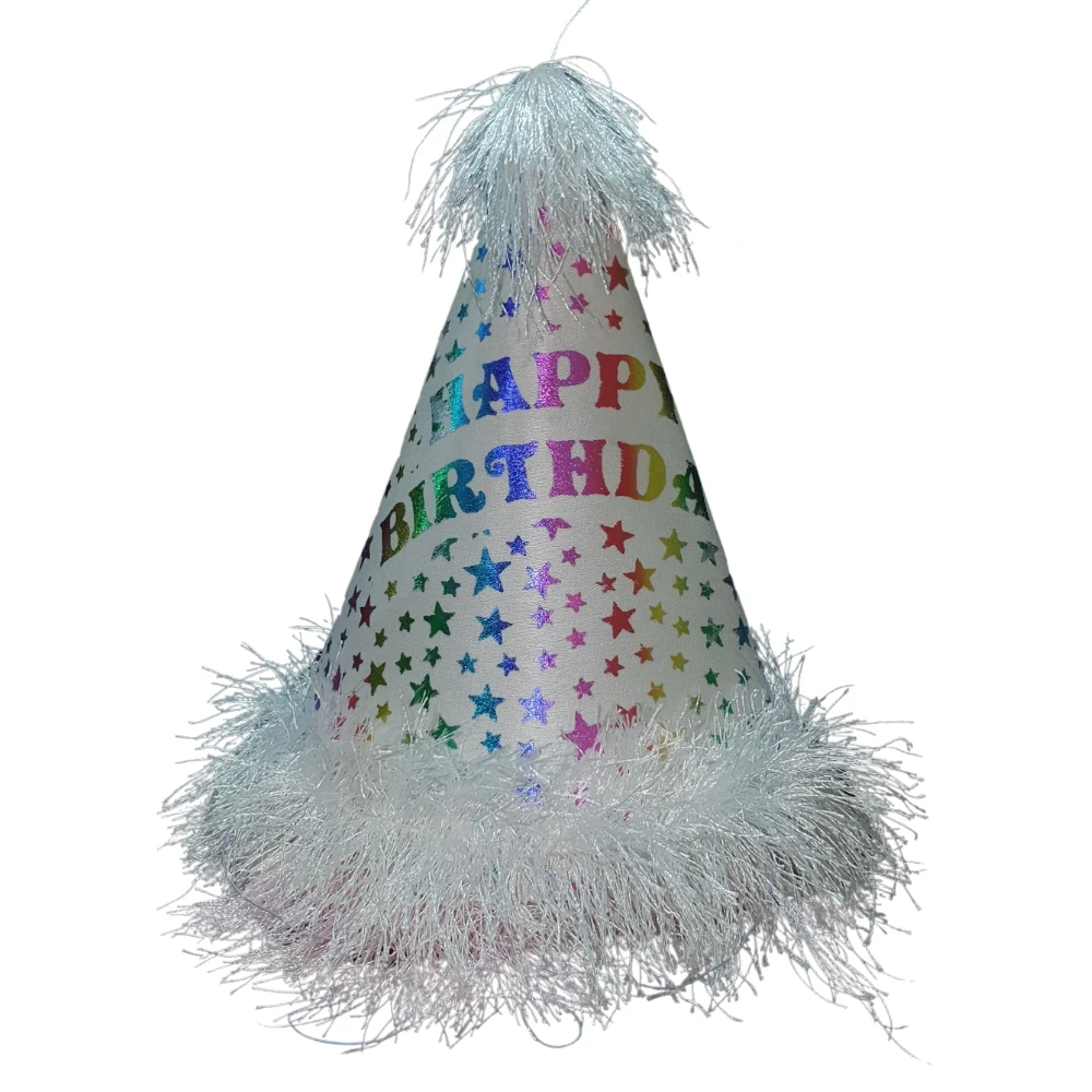Birthday Fabric Cap 1-Pc (Assorted Color)