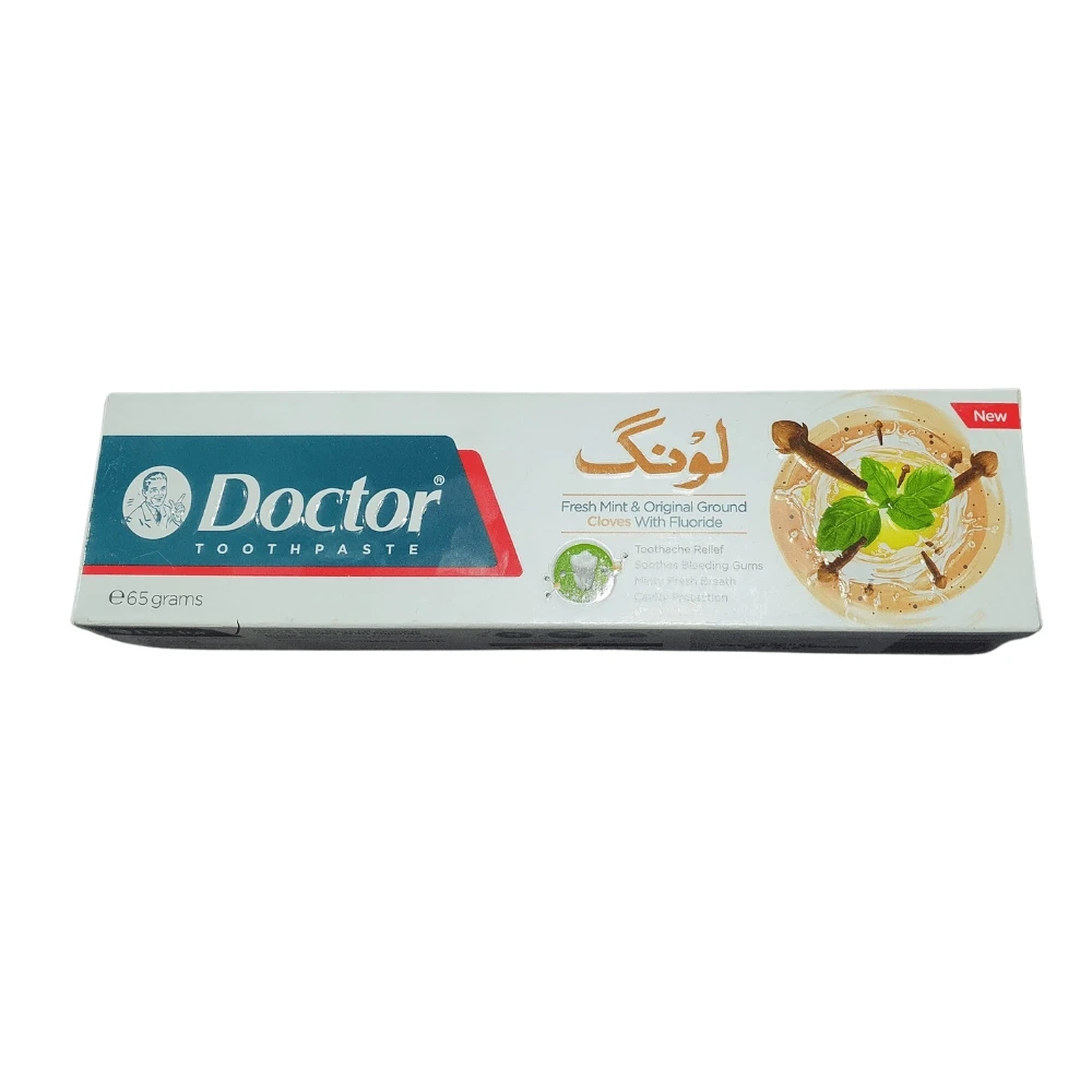 Doctor Fresh Mint & Original Ground Cloves Fluoride Toothpaste 65gm