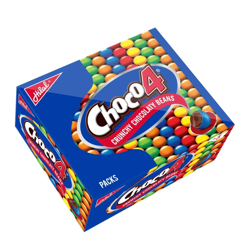 Hilal Choco 4 Mega Chocolate Beans 12 Pcs