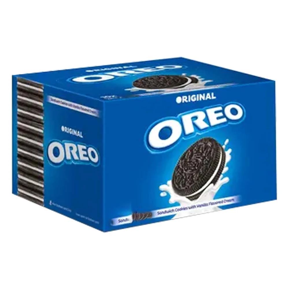 Oreo Original Vanilla Cream Biscuits 16 Packs Box