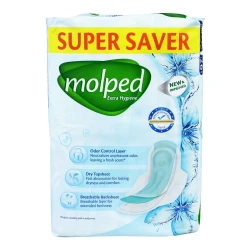 Molped Maxi Thick Hygiene Shield Extra Long Pads 26 Pads