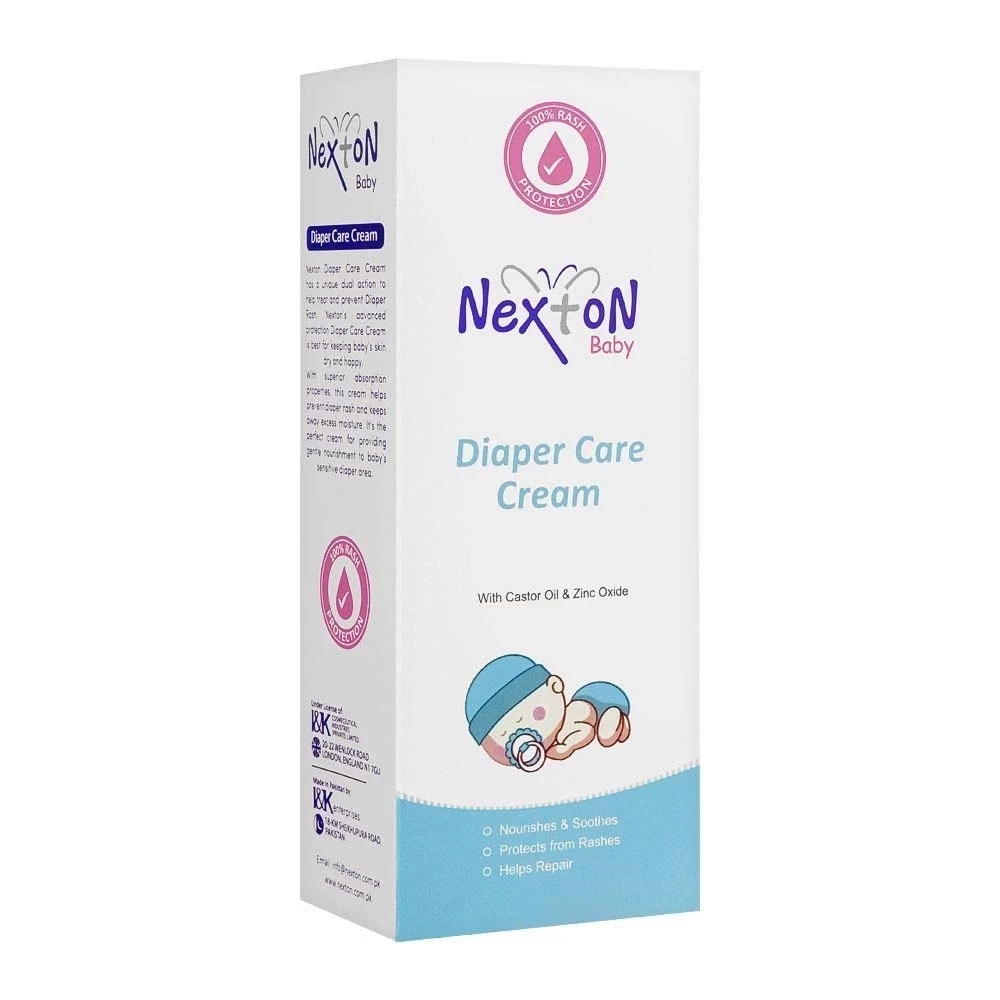 Nexton Baby Diaper Care Cream With Castor Oil & Zinc Oxide 25ml