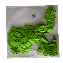 Milky Parrot Green Color Ballons 24Pcs