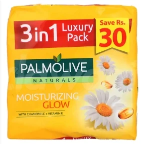 Palmolive Naturals Moisturizing Glow Soap 165 Gm X 3 Bars Pack