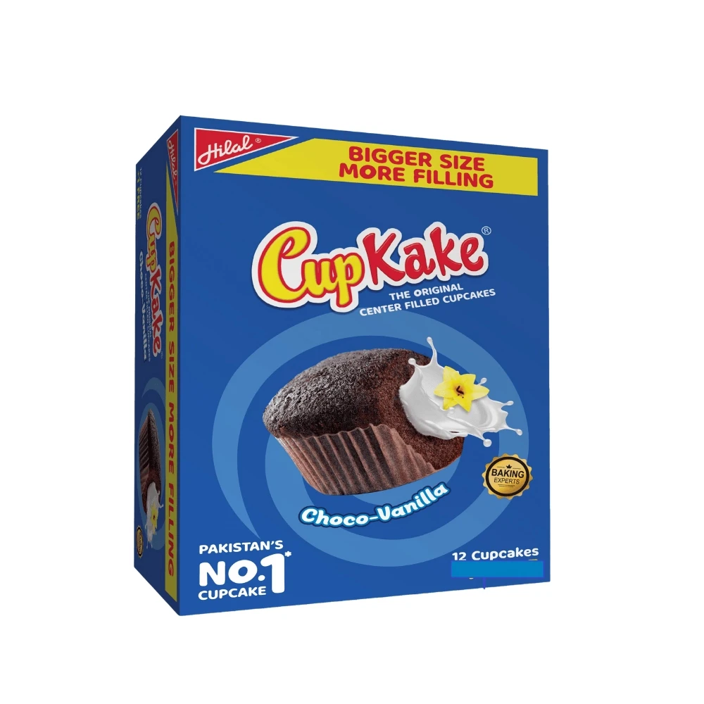 Hilal Cup Kake Choco Vanilla 12 Pcs