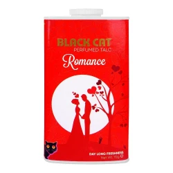 Black Cat Perfumed Talcum Romance 70g
