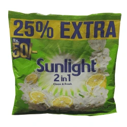 Sunlight 2 in 1 Clean And Fresh Washing Powder 185gm