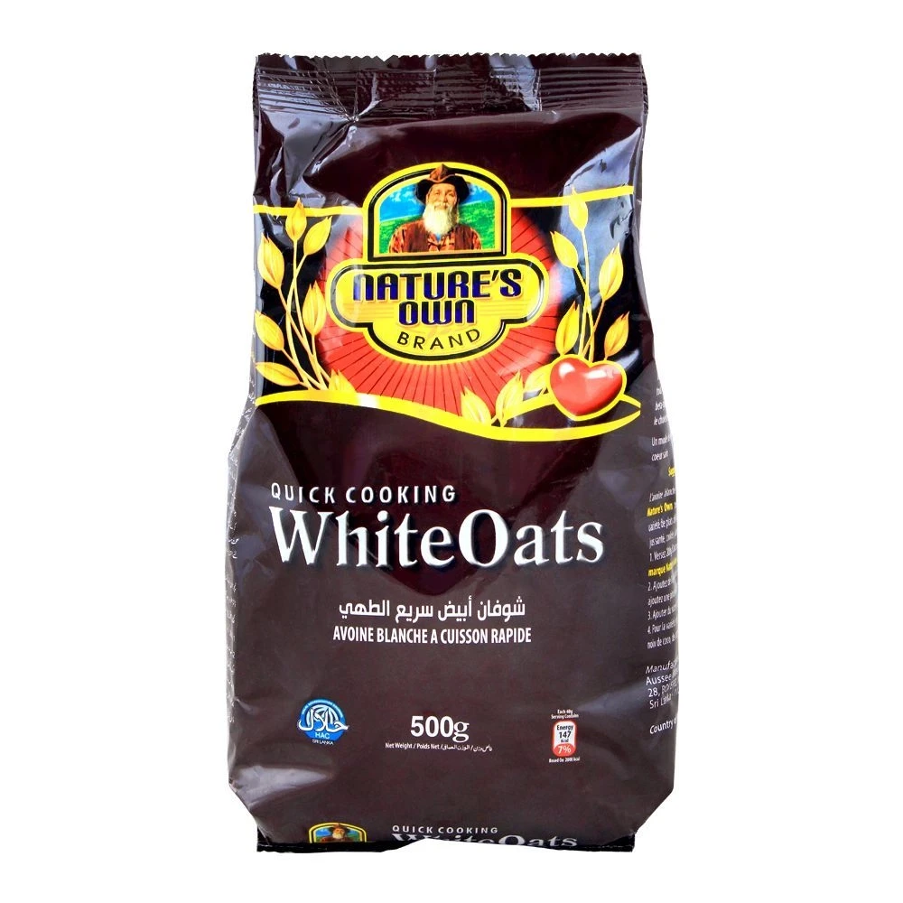 Natures Own White Oats 500gm