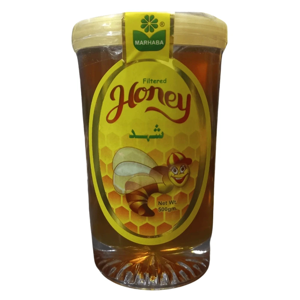 Marhaba Filtered Honey Glass 500gm