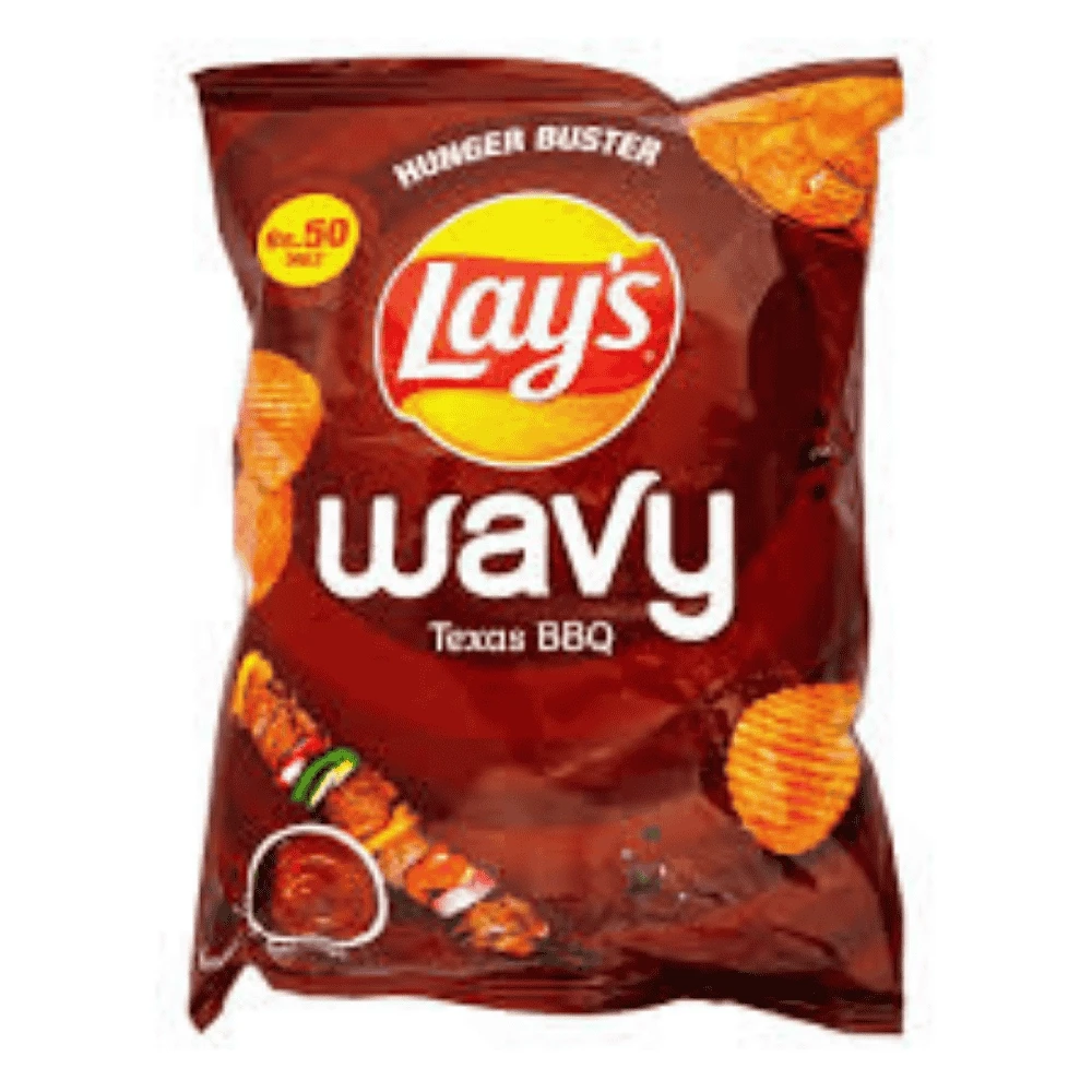 Lays Wavy Texas BBQ Rs. 50
