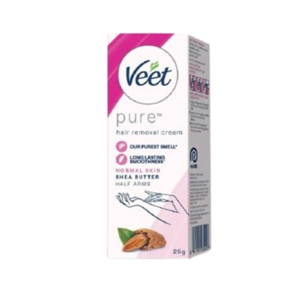 Veet Pure Hair Removal Cream for Normal Skin Half Arms 25gm