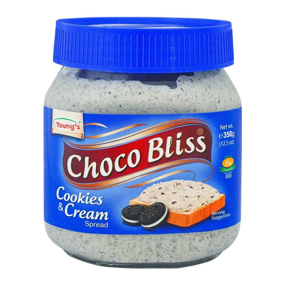 Youngs Choco Bliss Cookies & Cream Spread 350gm