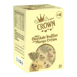 Candyland Crown White Chocolate Truffles with Mango Cream 24 Pcs Box Rs 10