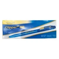 Dollar Ball Pen Clipper+ Blue 10-Pcs Art No .BPCLS