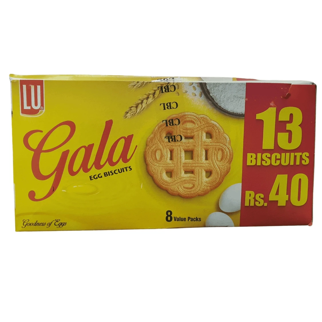 LU Gala Biscuit 8 Value Pack Rs 40