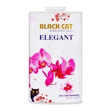 Black Cat Perfumed Talcum Elegant 70g