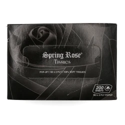 Jasmine Spring Rose Pop-Up Tissues 160-Sheets Assorted Color