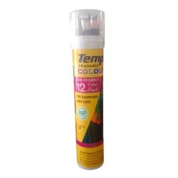 Tempo Eraseable Colours 12 Color Pencils Jar