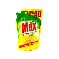 Lemon Max Dishwash Liquid Lemon Pouch 450 ml