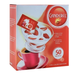 Canderel Low Calorie Sweetener 50-Sachets