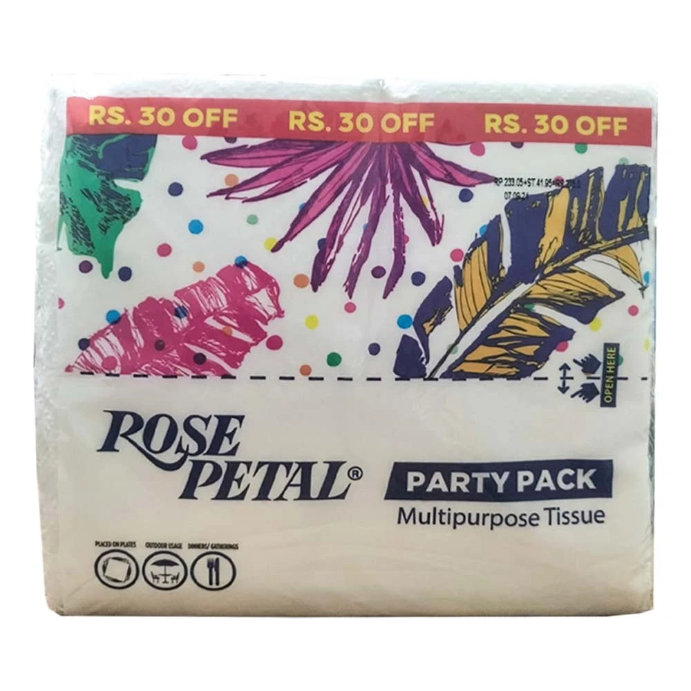 Rose Petal Party Pack Multipurpose Tissue White