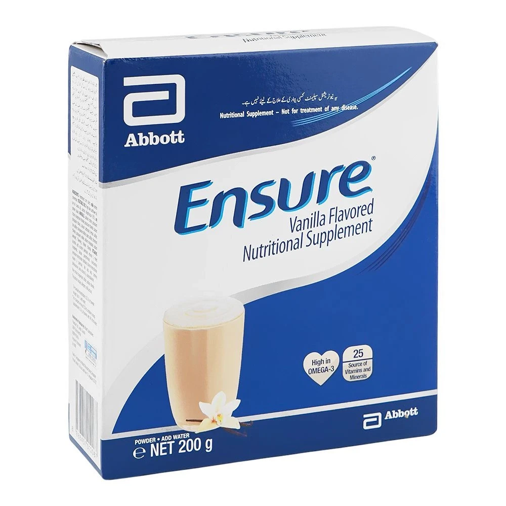 Ensure Nutritional Supplement Powder Vanilla Flavor 200gm