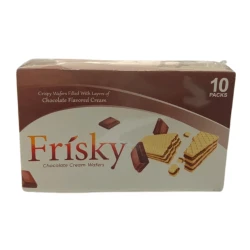 Inovative Frisky Chocolate Cream Wafers 10 packs