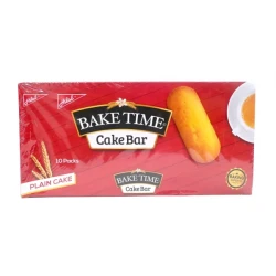 Hilal Bake Time Plain Cake Bar 10 Packs Box