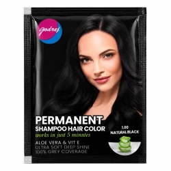 Godrej Easy Fast Permanent Black Hair Color Shampoo 30ml